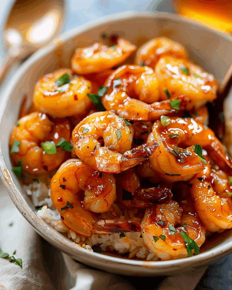 10 Minute Honey Garlic Shrimp