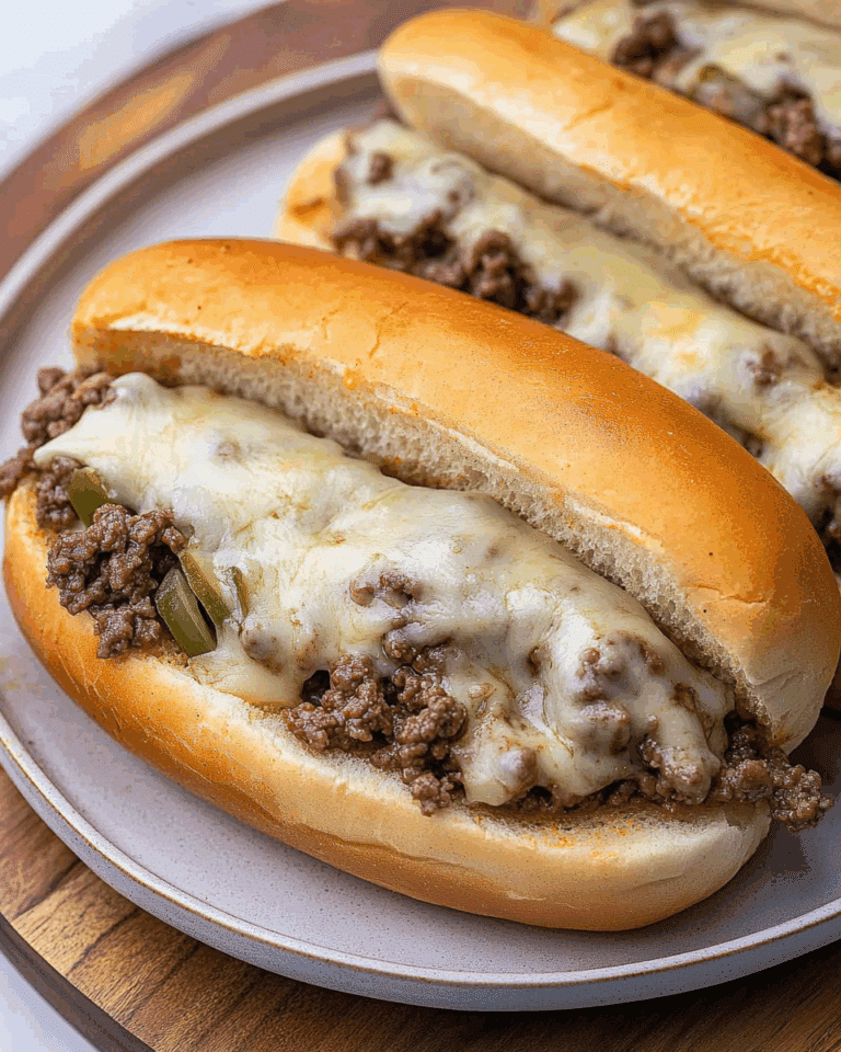 30-Minute Ground Beef Philly Cheesesteak