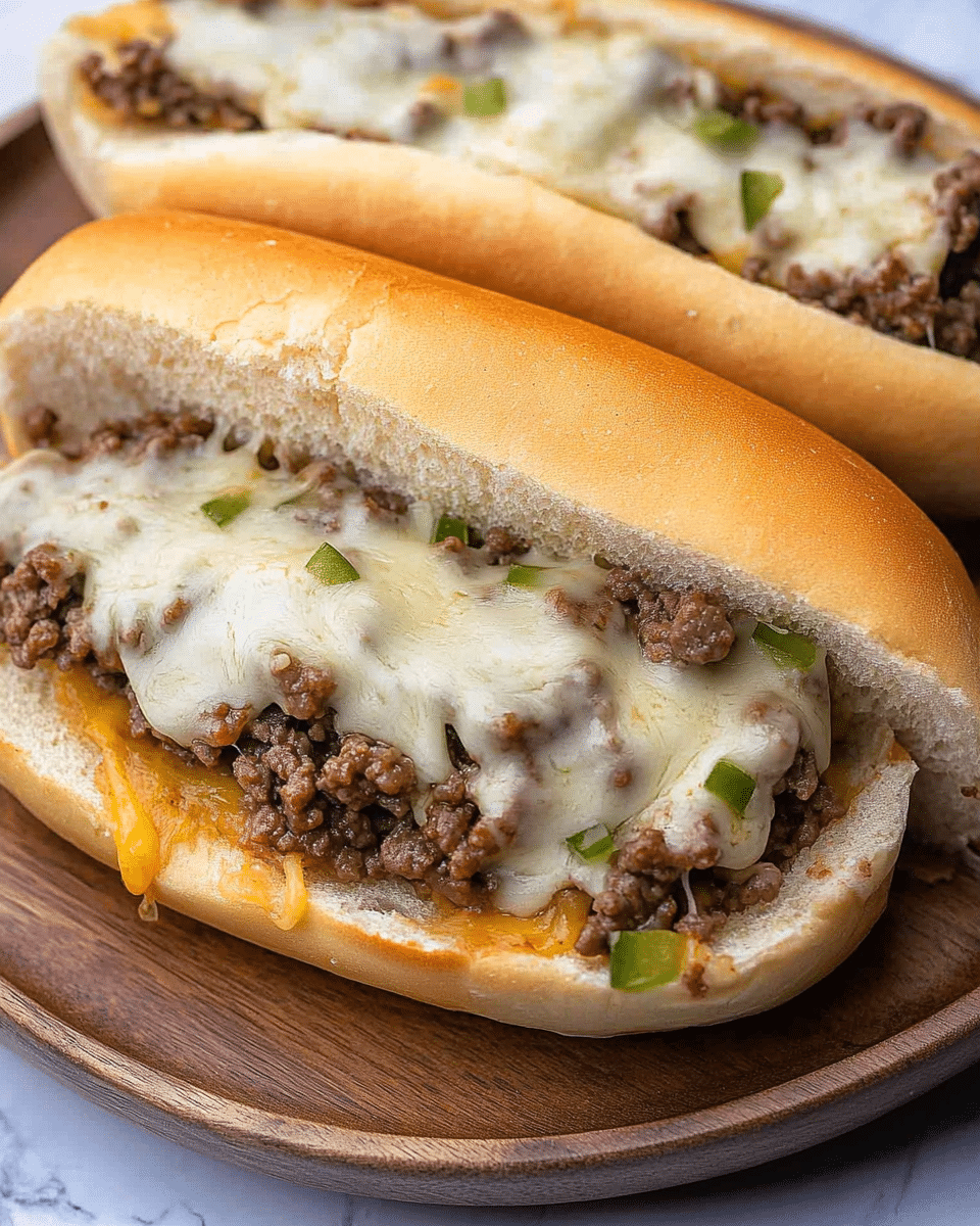 30-Minute Ground Beef Philly Cheesesteak