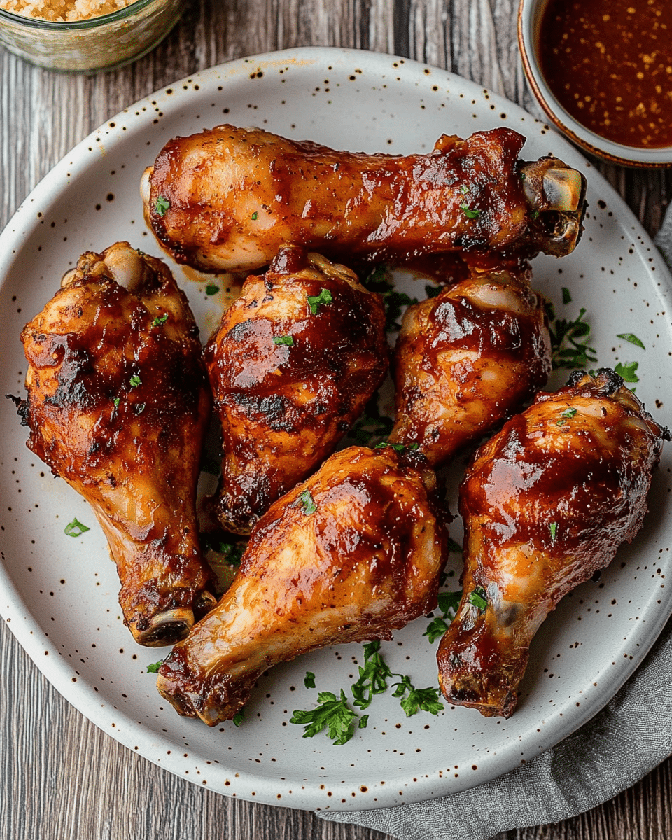 Air Fryer BBQ Chicken Drumsticks
