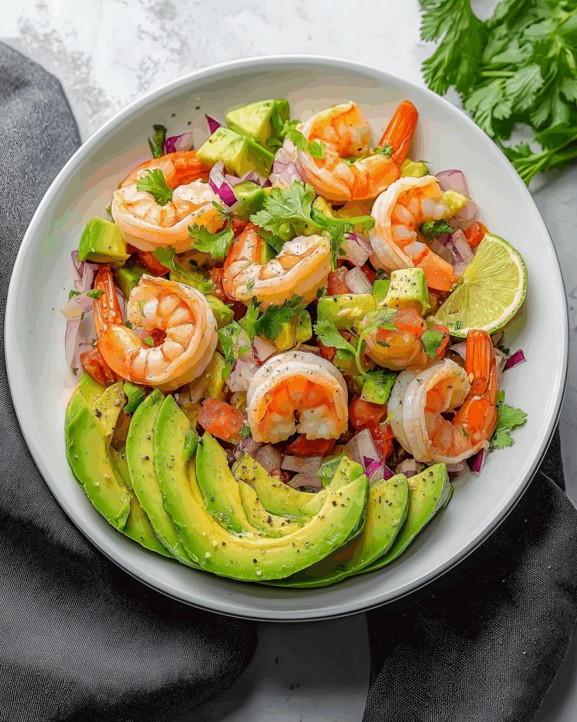 Avocado Lime Shrimp Salad