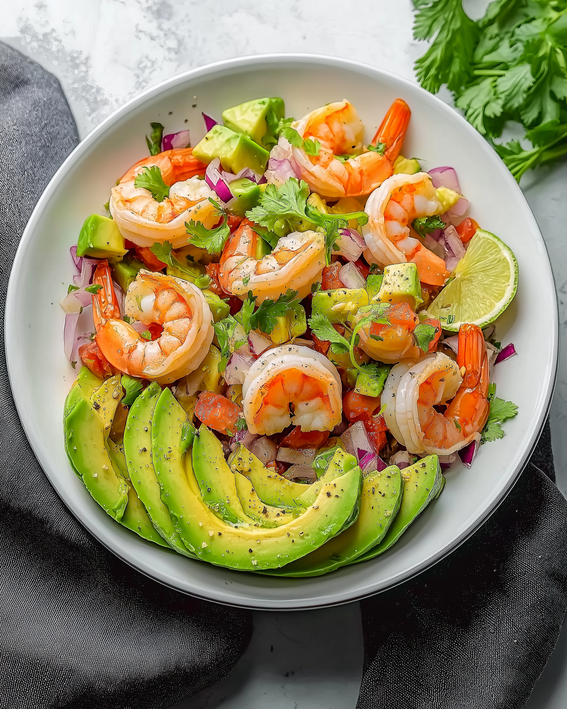 Avocado Lime Shrimp Salad