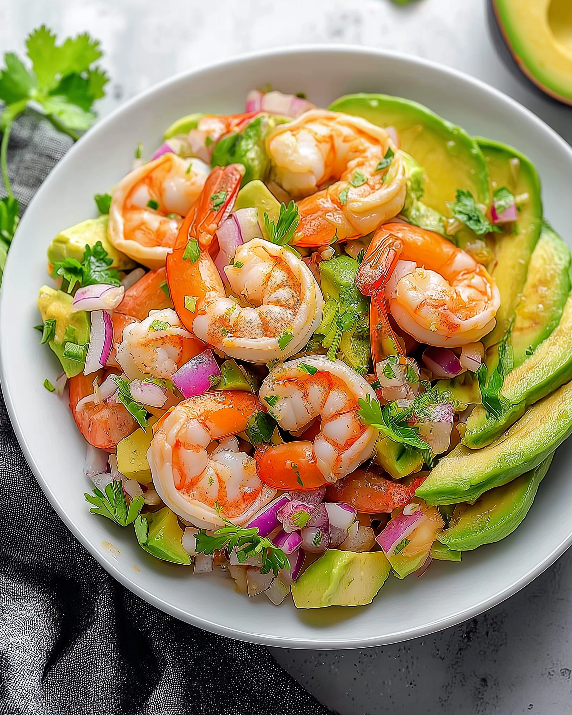 Avocado Lime Shrimp Salad
