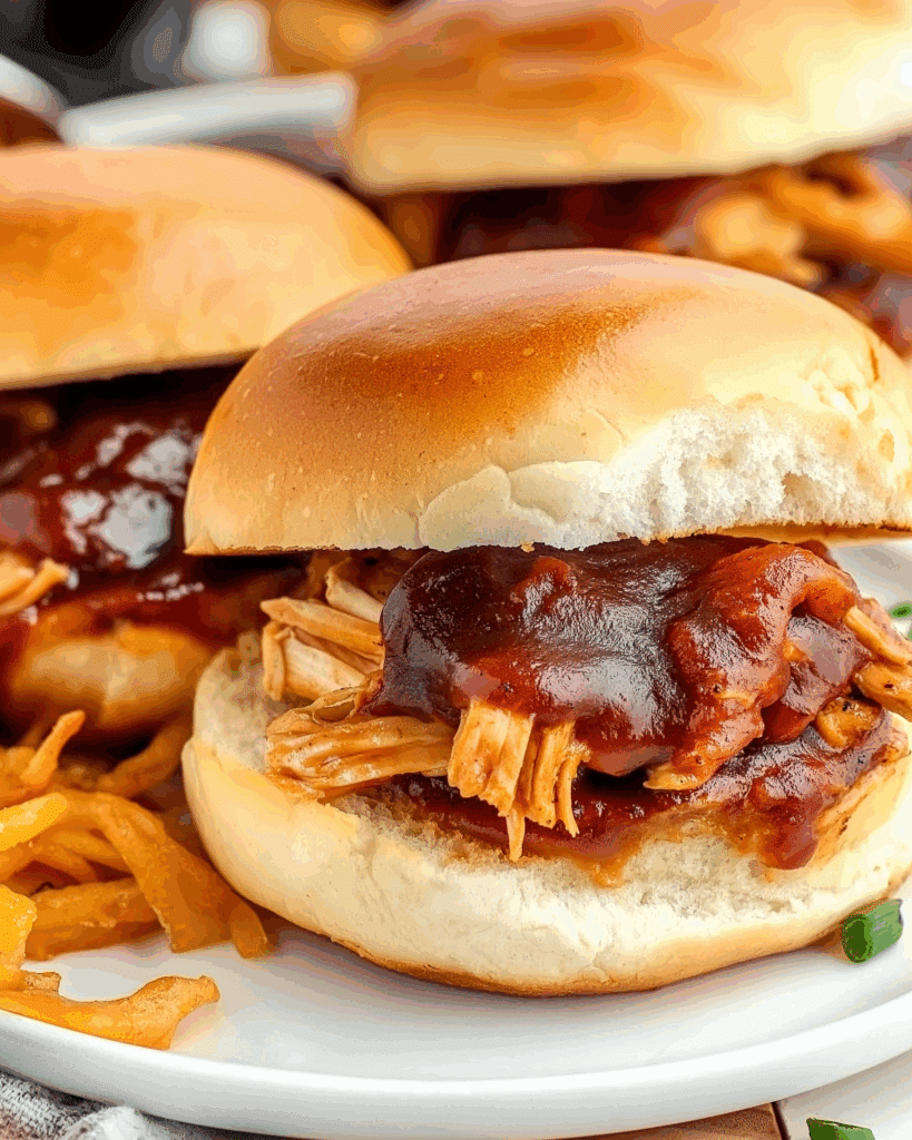 BBQ Chicken Sliders