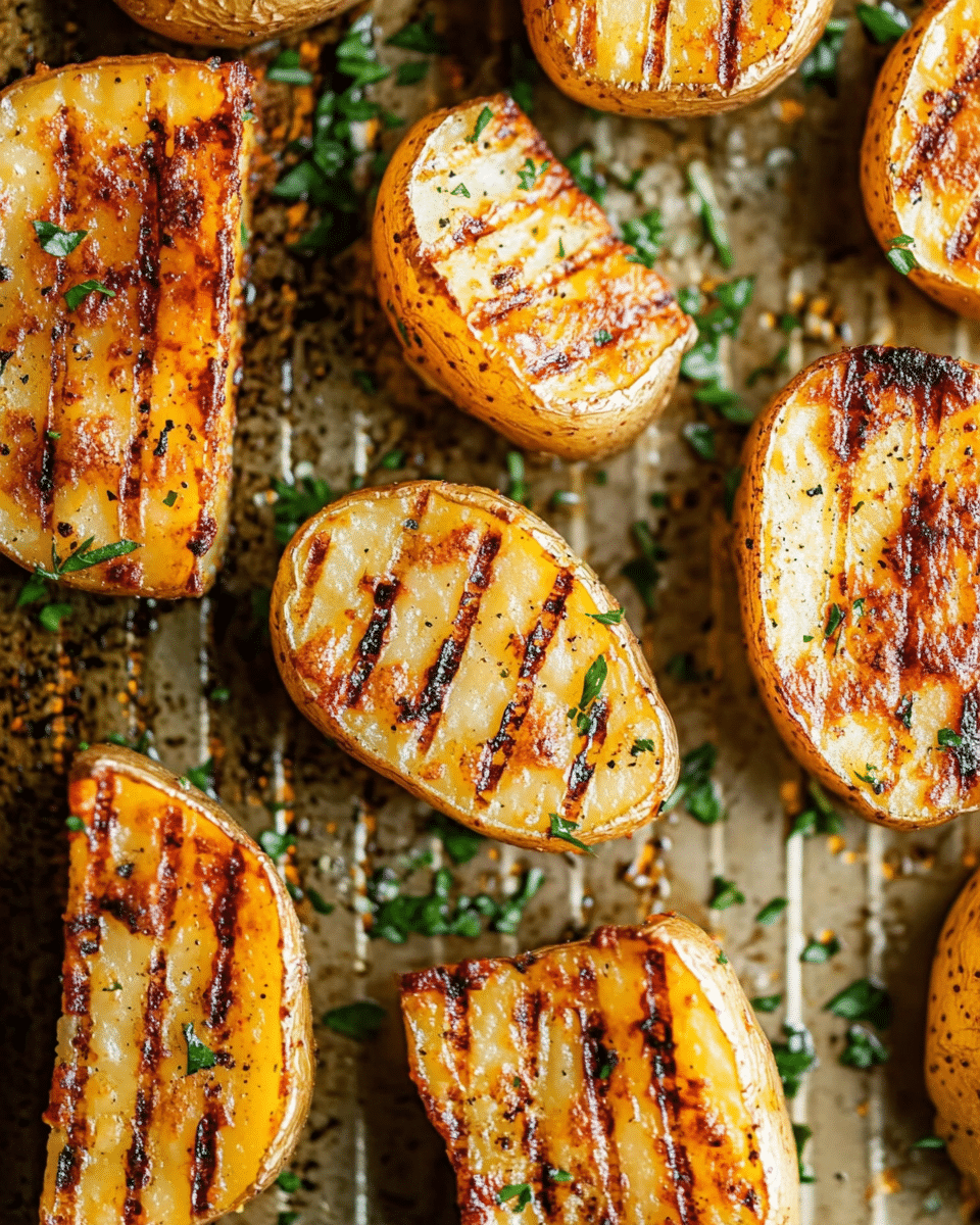 Best Easy Sheet Pan Scored Potatoes