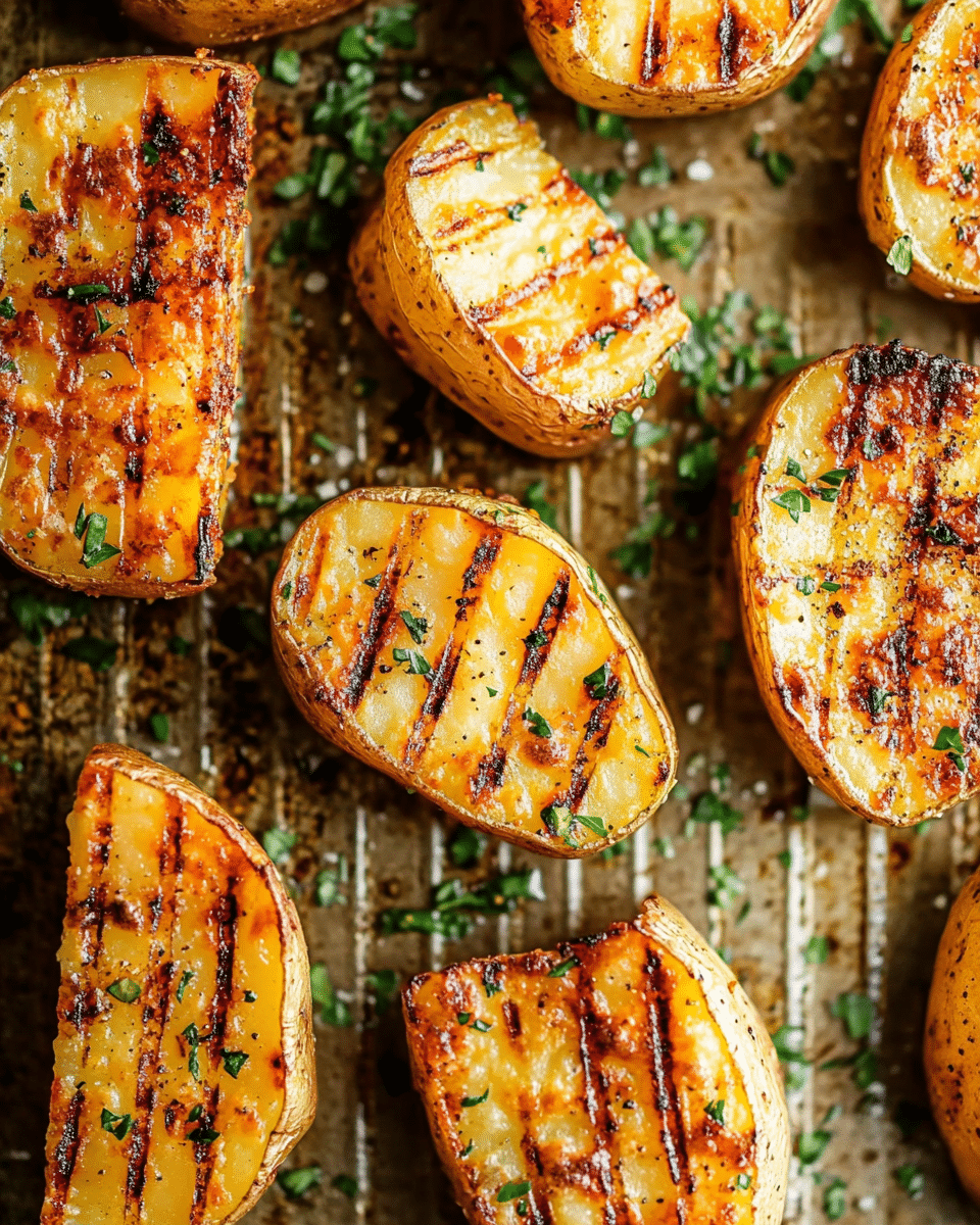 Best Easy Sheet Pan Scored Potatoes