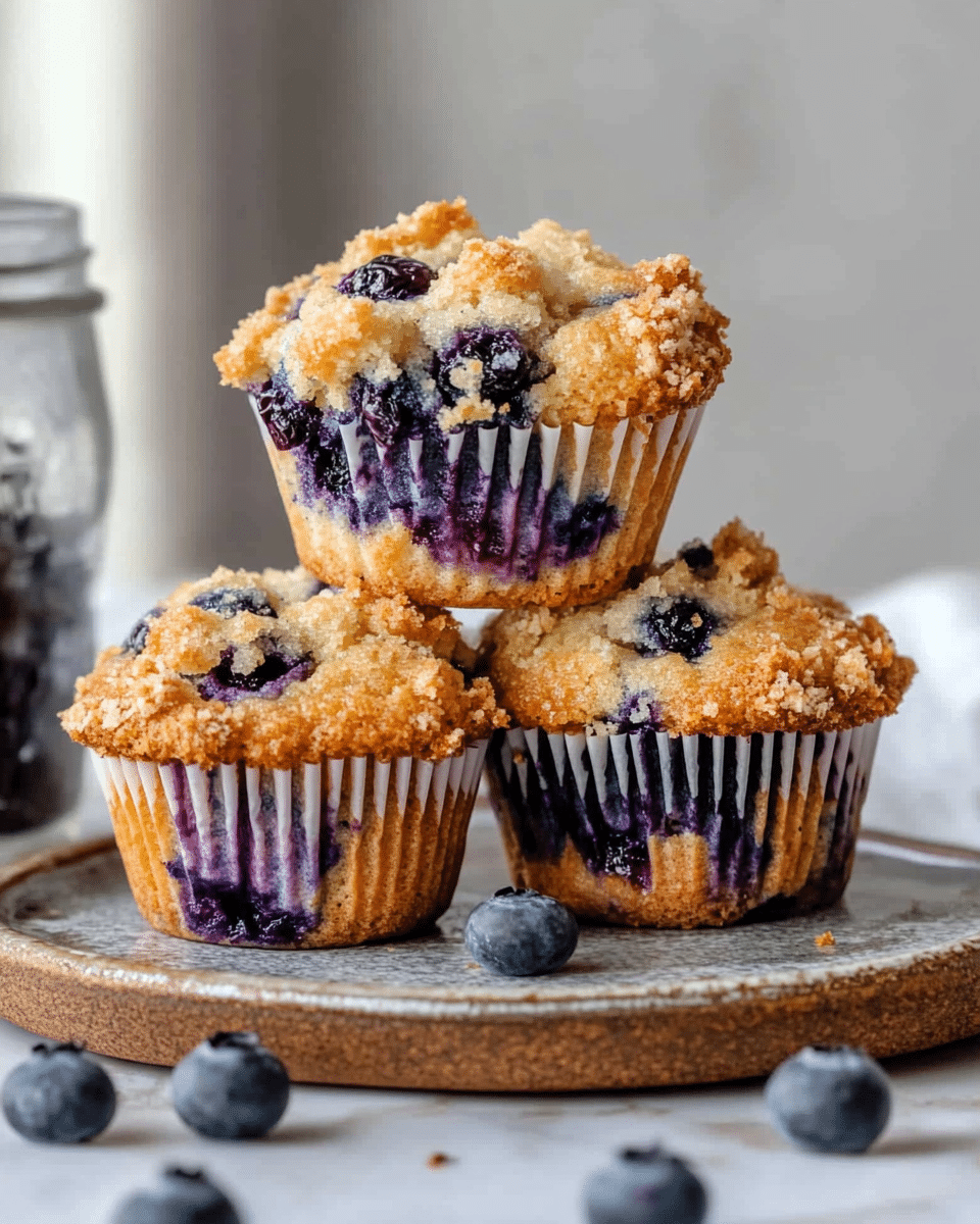 Blueberry Cobbler Muffins