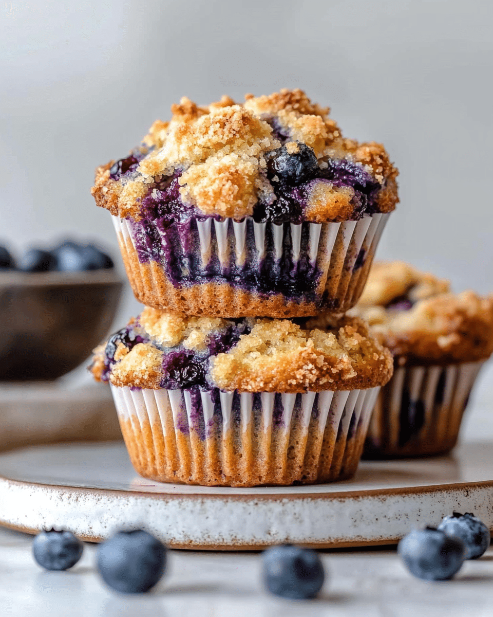 Blueberry Cobbler Muffins