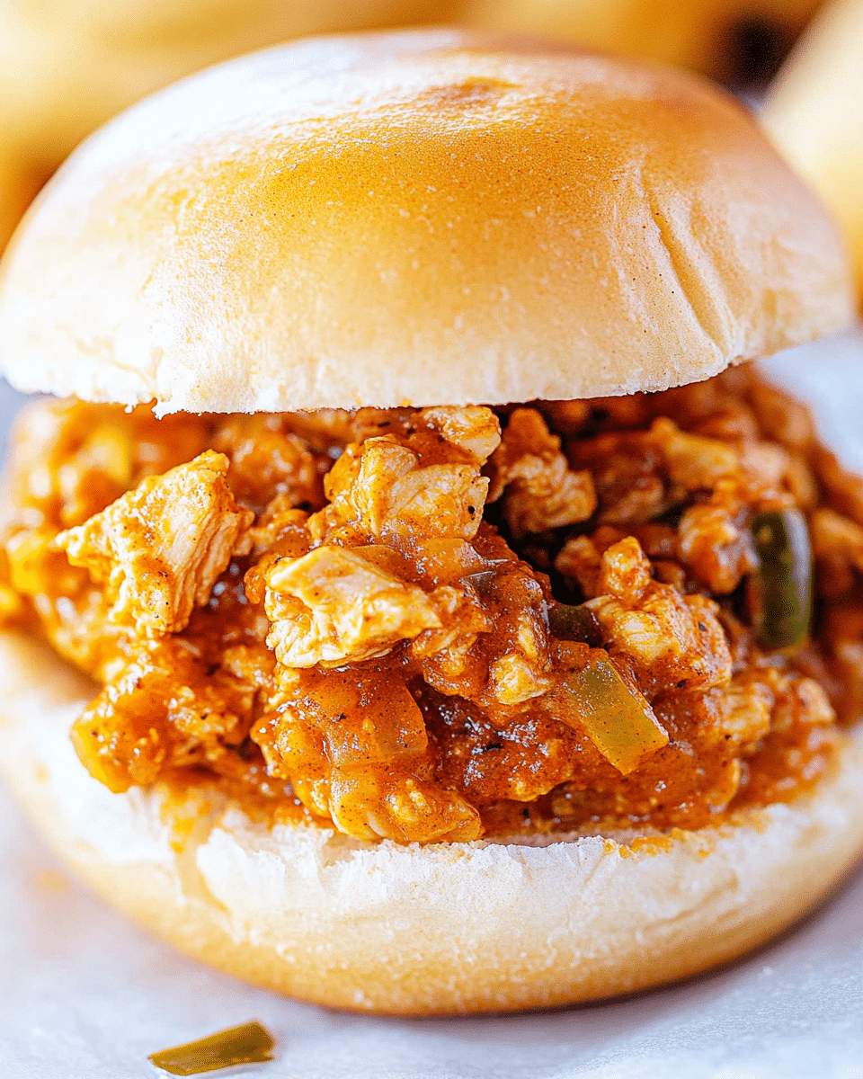 Cajun Chicken Sloppy Joe