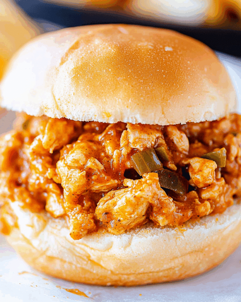 Cajun Chicken Sloppy Joe