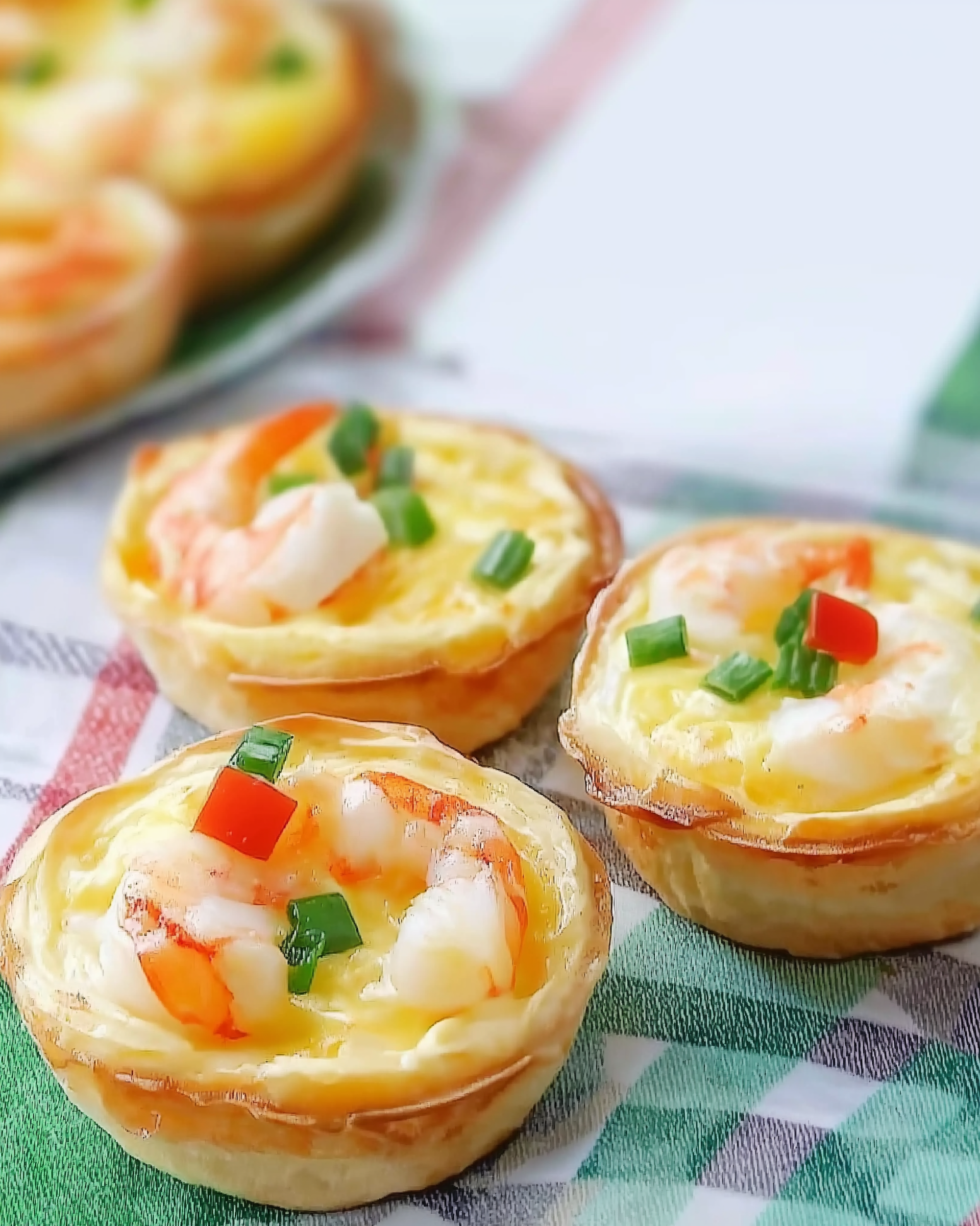 Cheddar Crab and Shrimp Mini Quiches