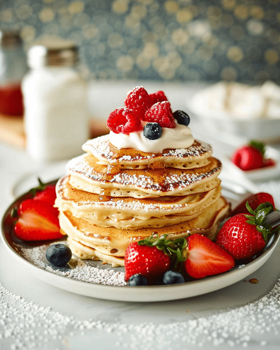 Coconut Cream Pancakes