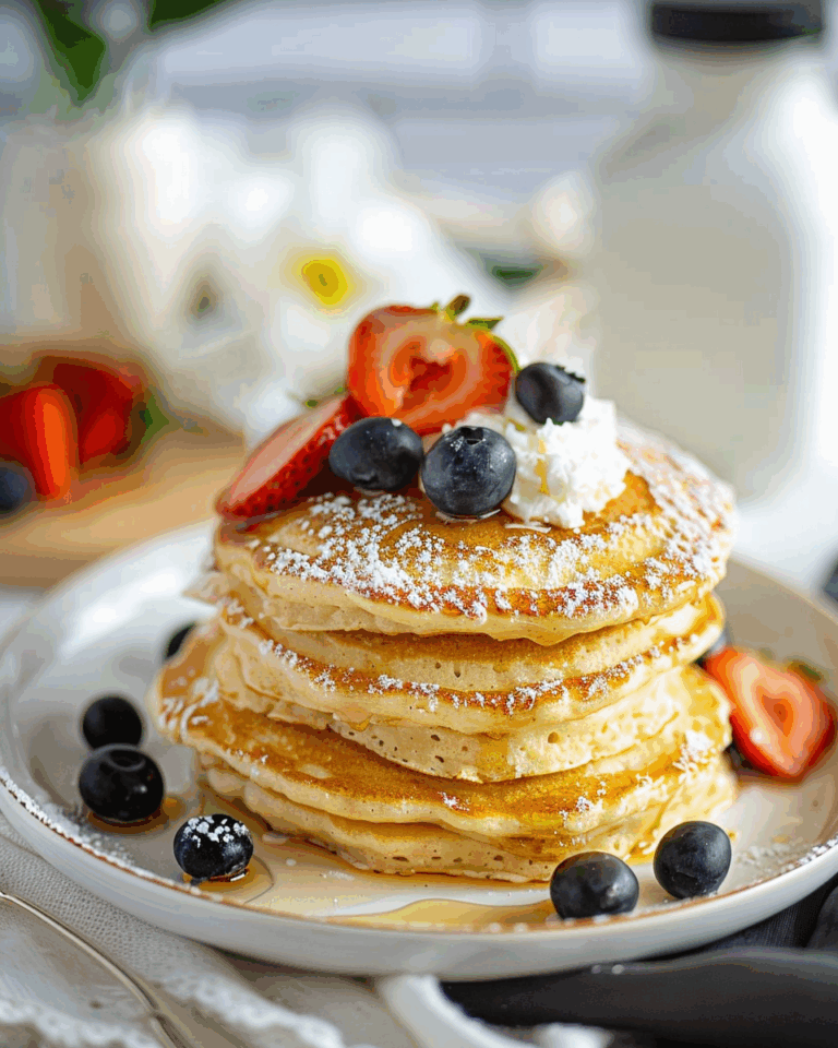 Coconut Cream Pancakes