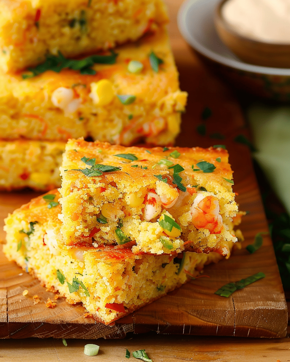 Crawfish Cornbread