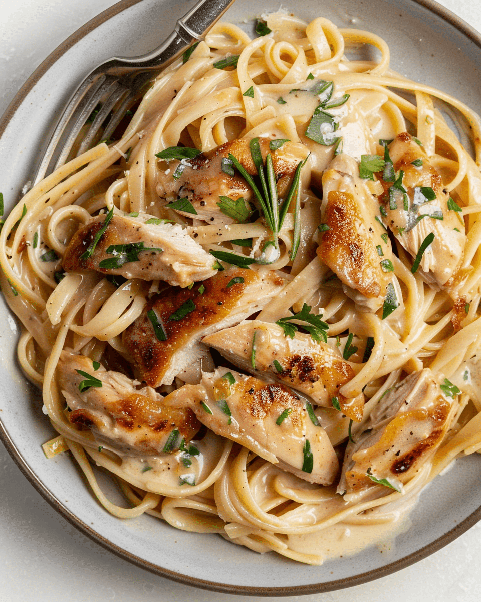 Creamy Chicken Linguine