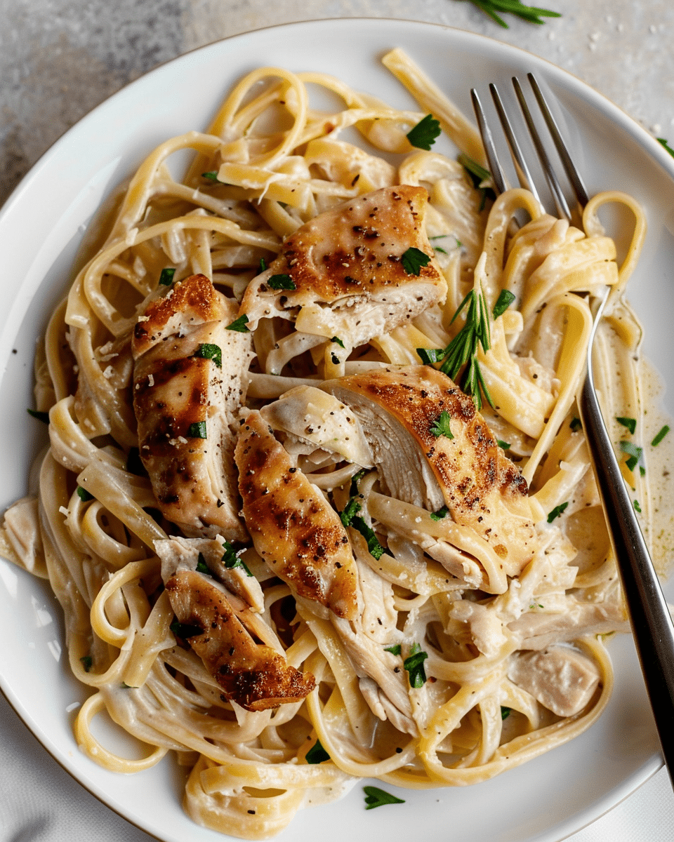 Creamy Chicken Linguine