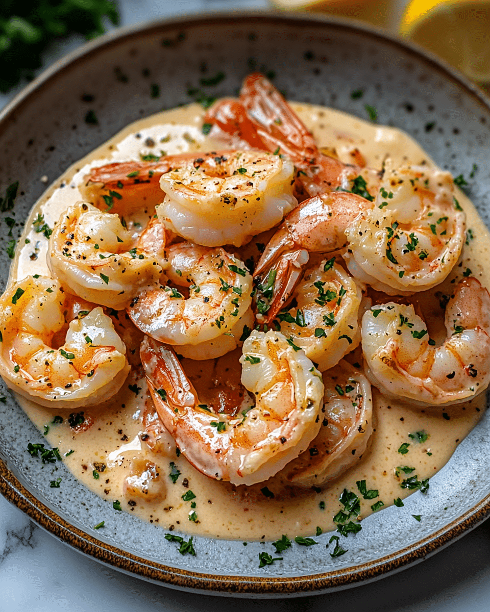 Creamy Garlic Shrimp