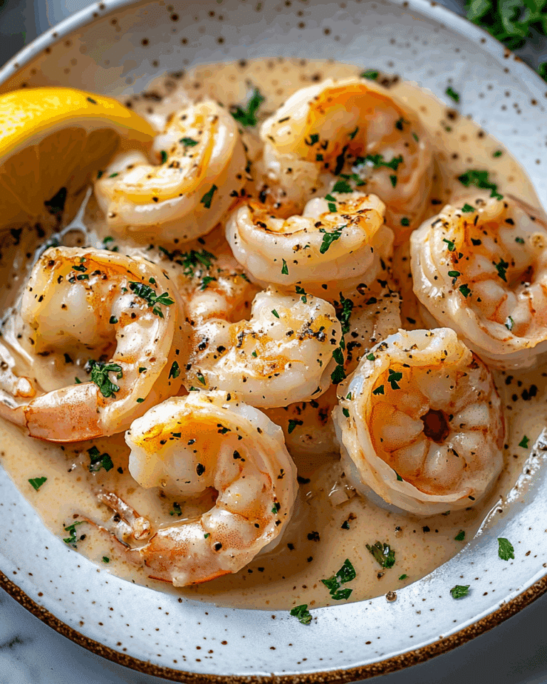 Creamy Garlic Shrimp