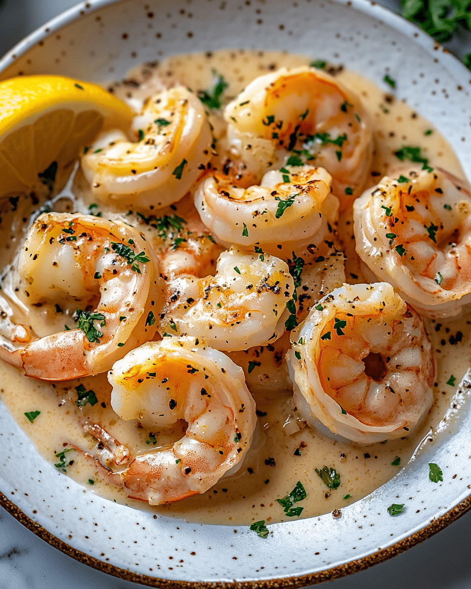 Creamy Garlic Shrimp