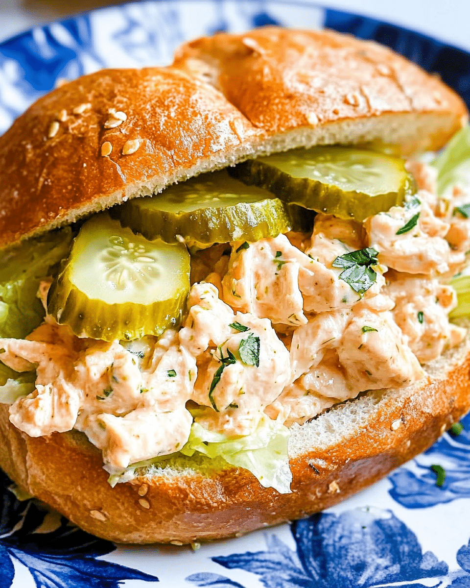 Dill Pickle Chicken Salad