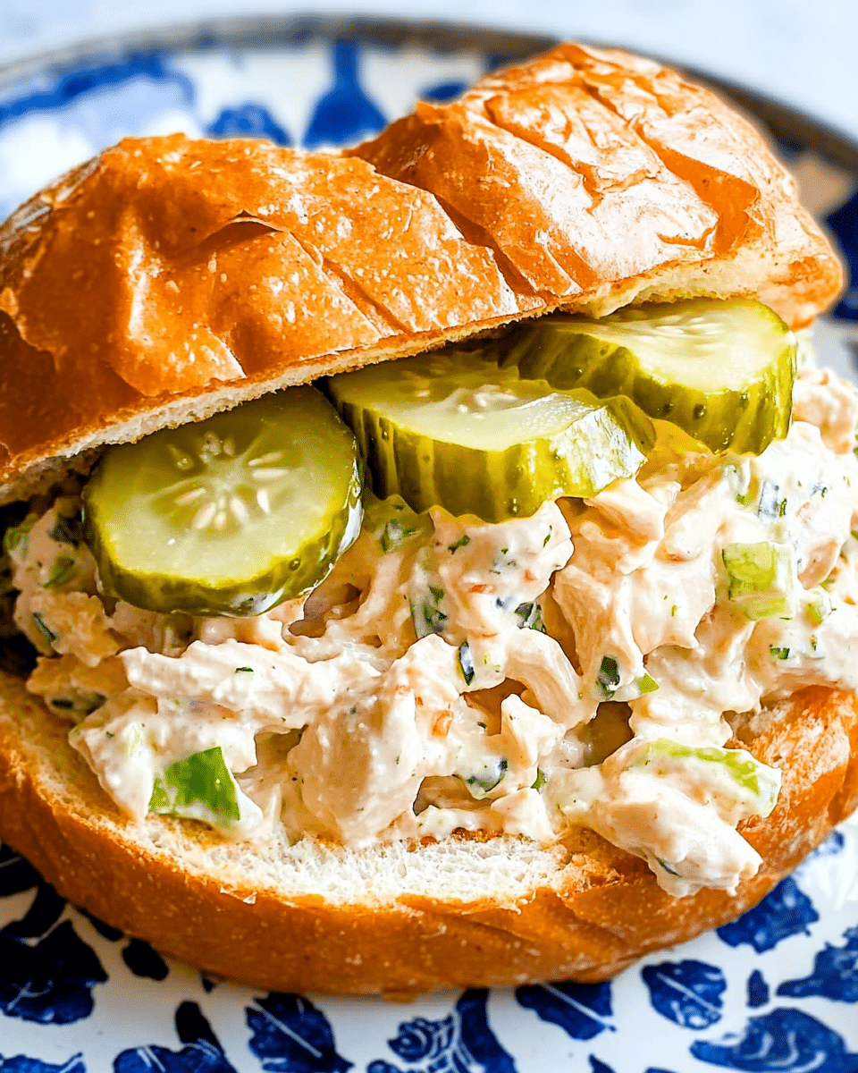 Dill Pickle Chicken Salad