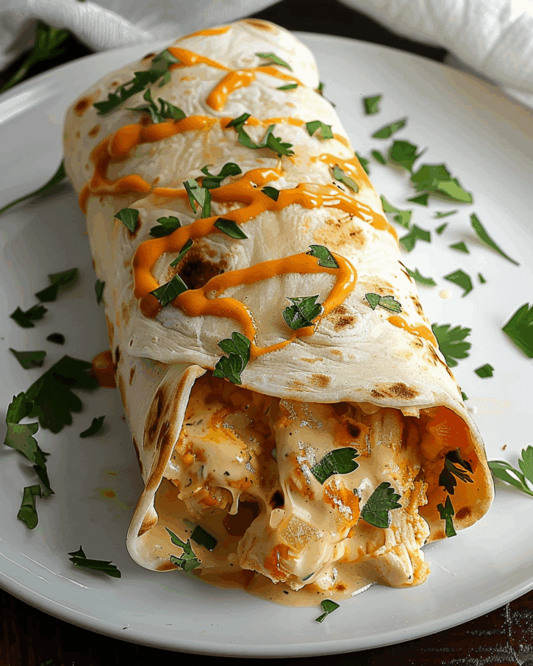 Garlic Parmesan Chicken Wraps