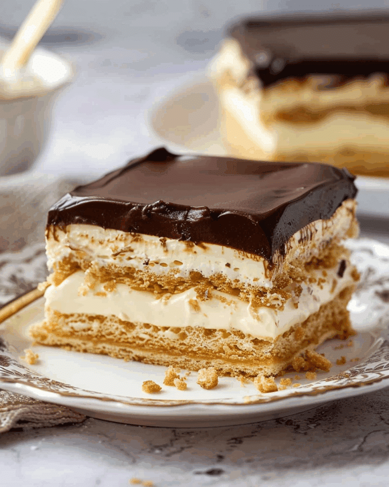 No-Bake Eclair Cake