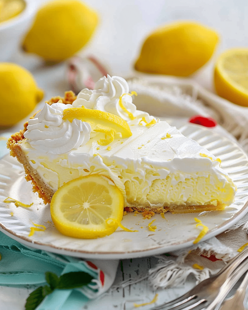 No Bake Lemon Pie