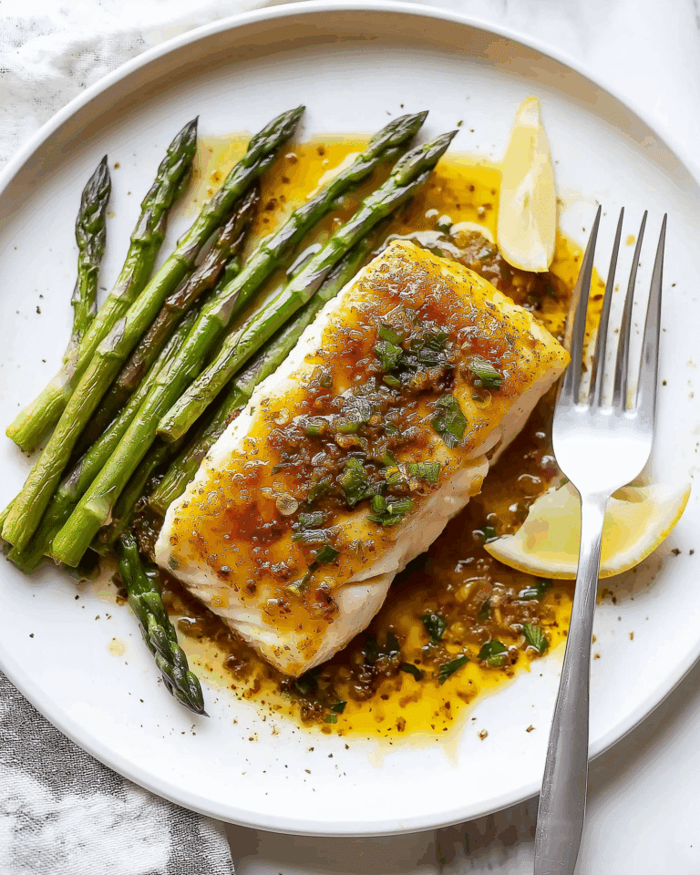 Pan-Seared Halibut with Browned Butter