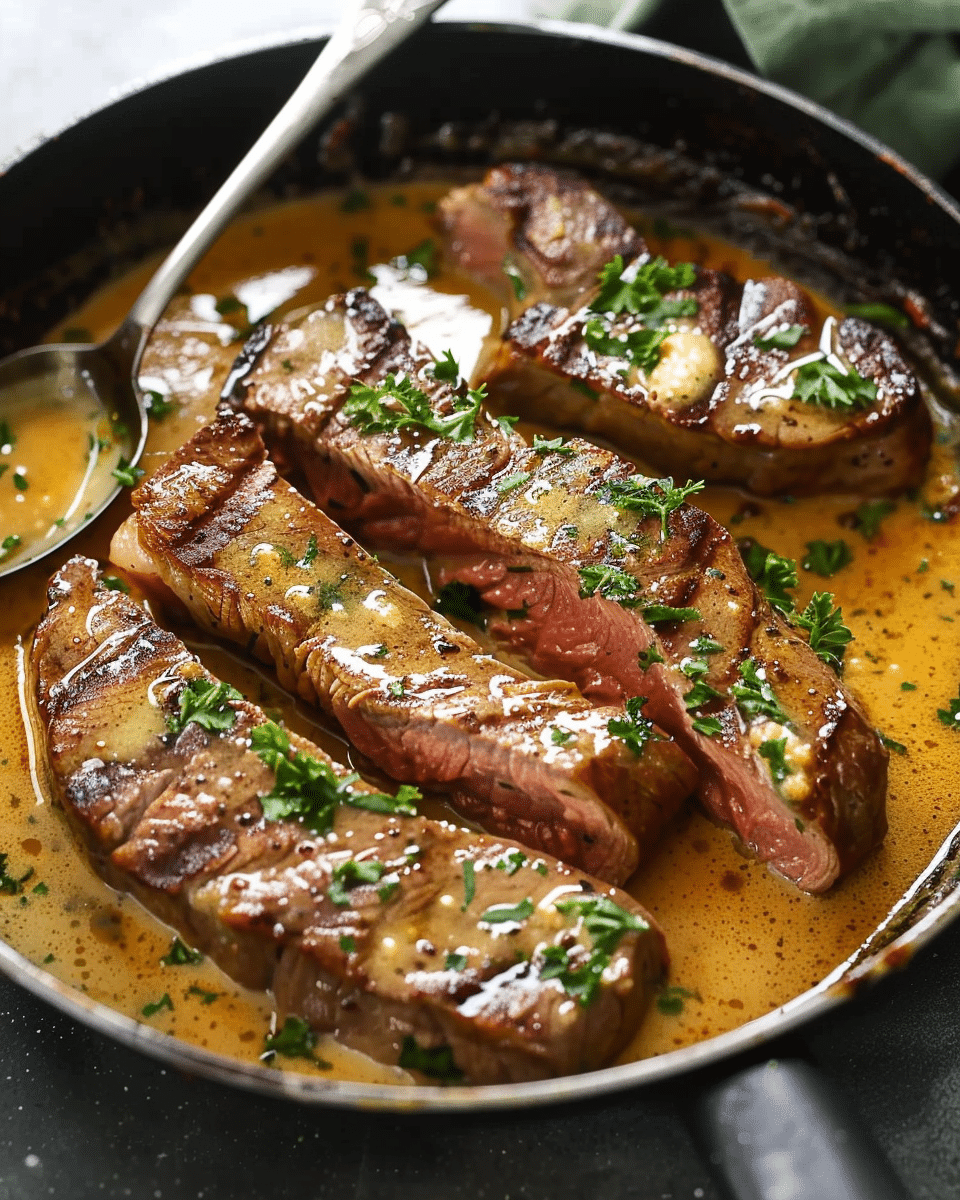 Pan-Seared Steak in Butter Sauce