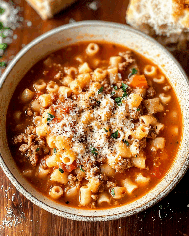 Pasta Fagioli with Turkey Sausage