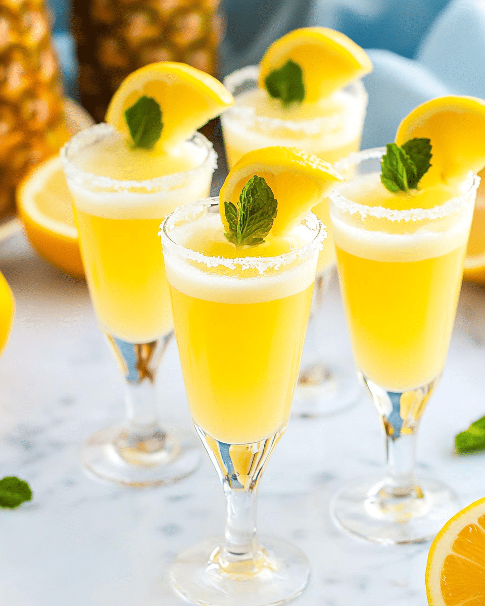 Pineapple Lemon Drop Mocktail