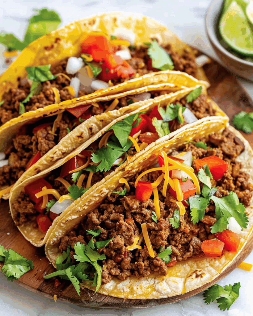 Perfect Ground Beef Tacos
