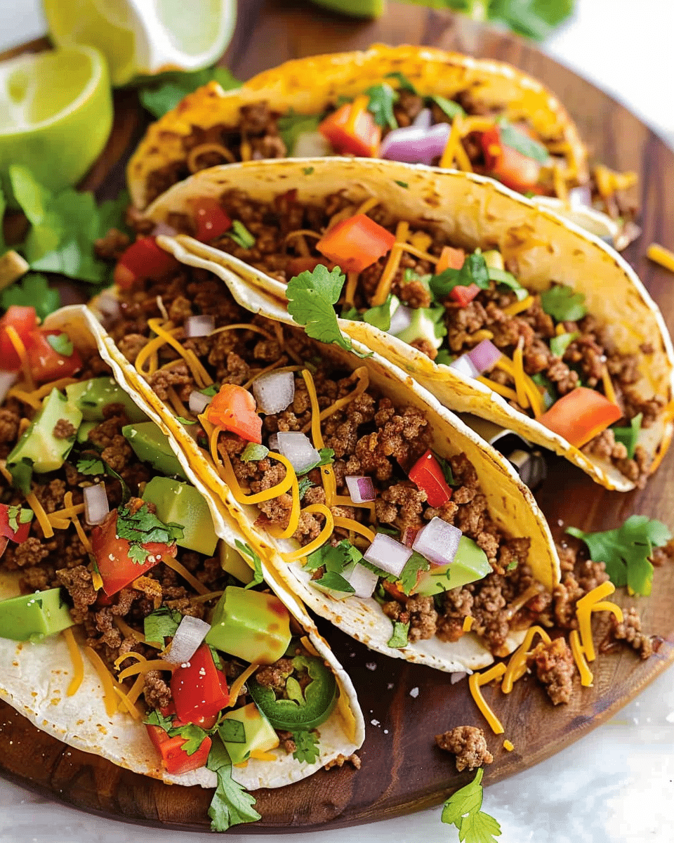 Perfect Ground Beef Tacos