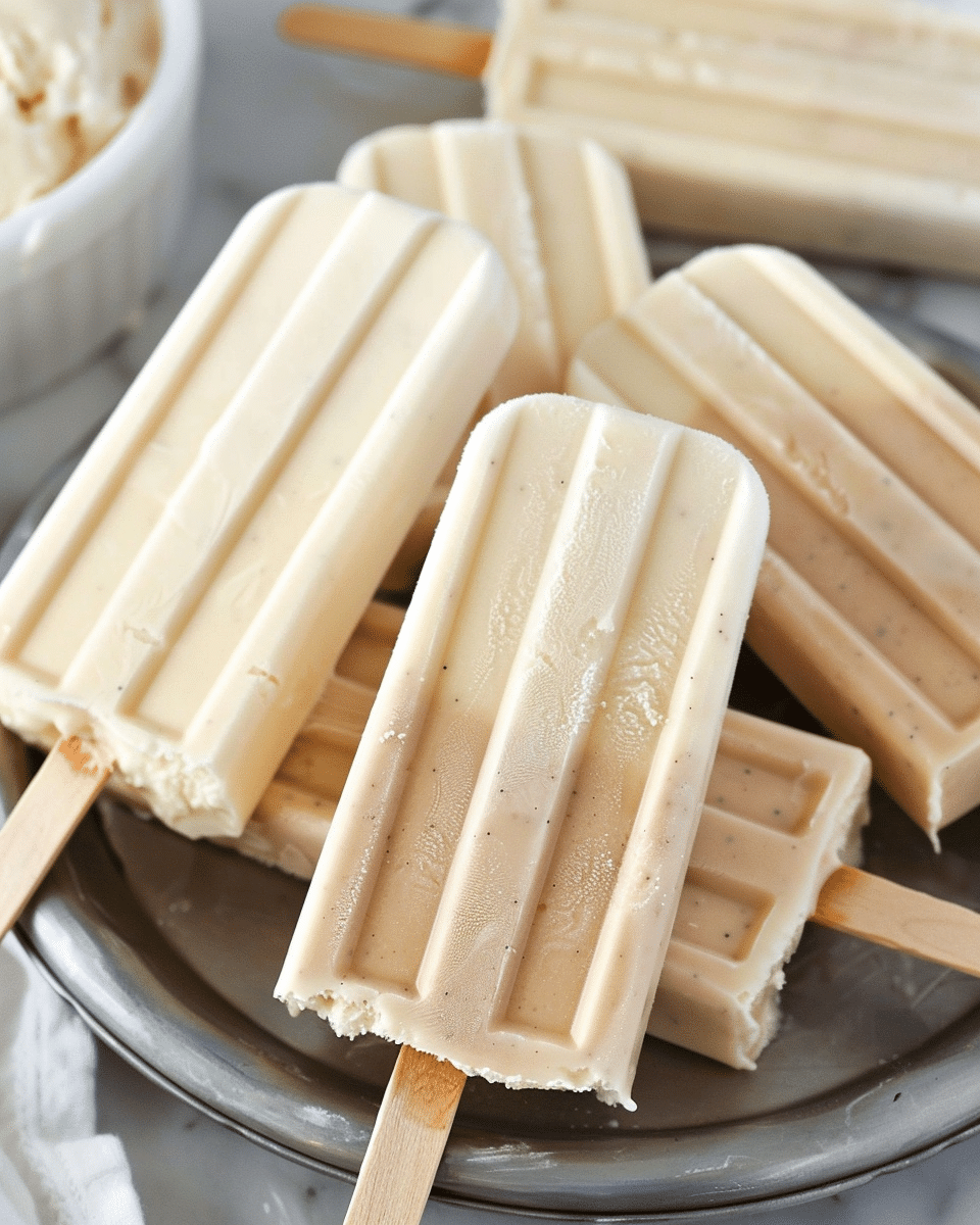 Vanilla Ice Cream Bars