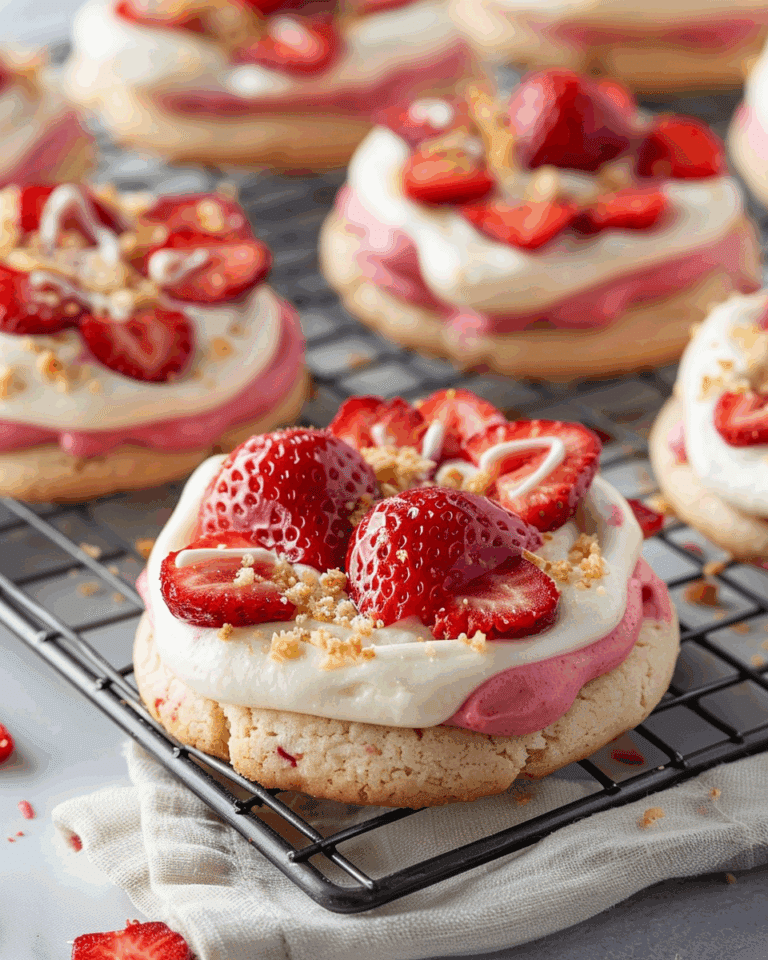 Strawberry Cheesecake Cookies