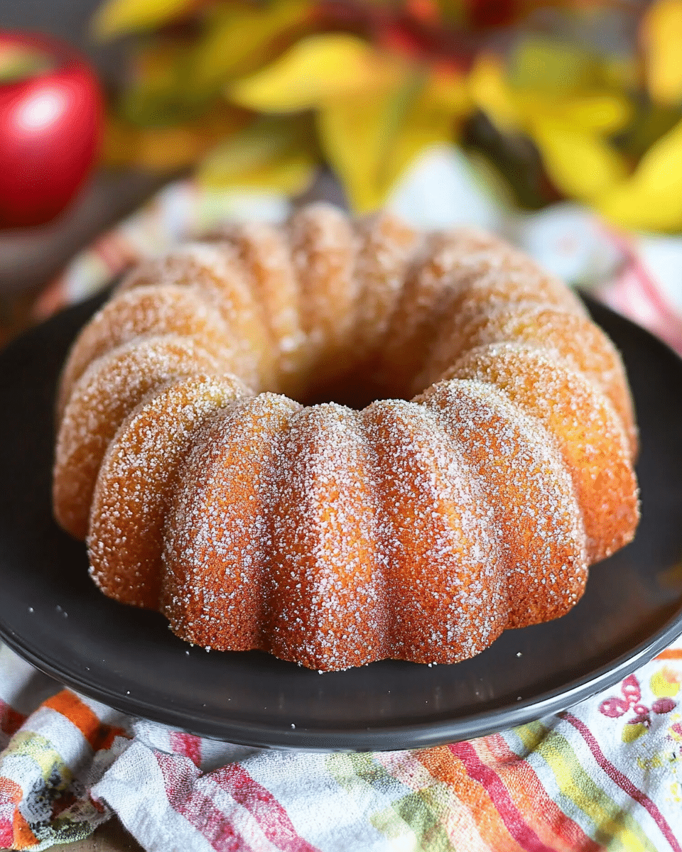 Apple Cider Donut Cake
