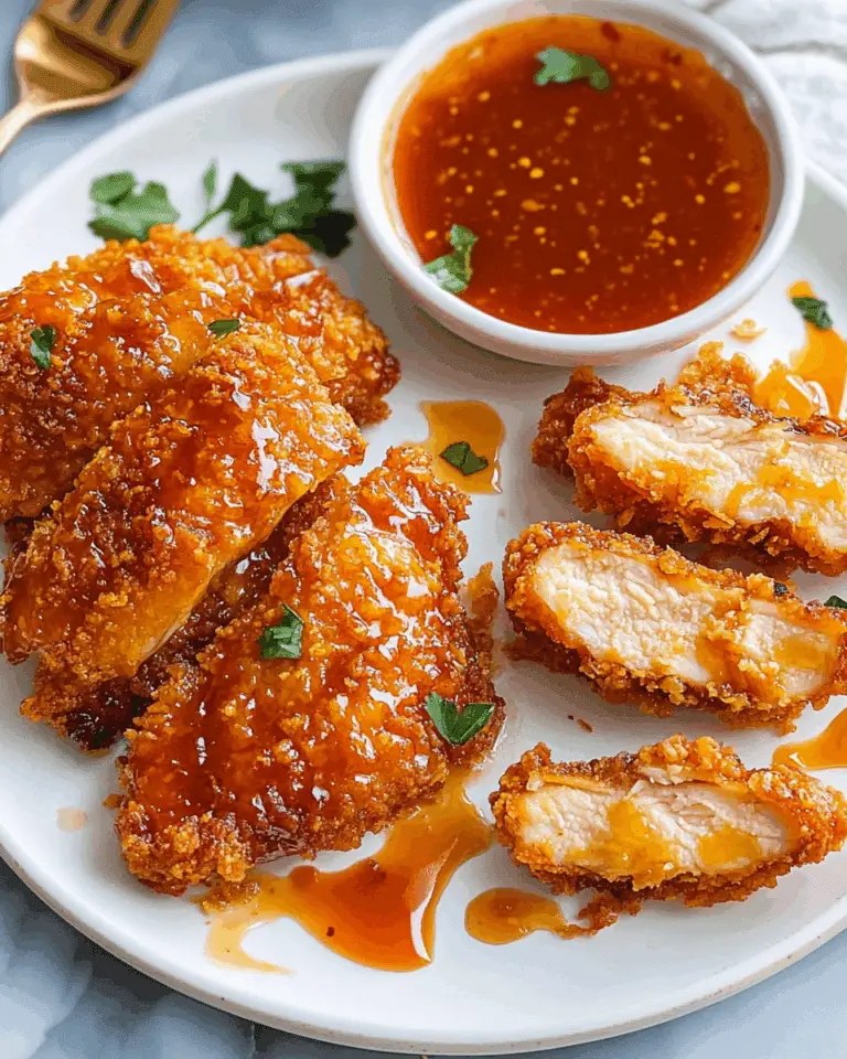 Baked Crunchy Hot Honey Chicken