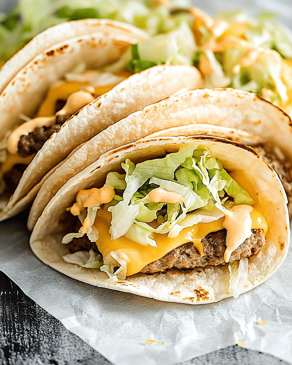 Big Mac Smash Burger Tacos