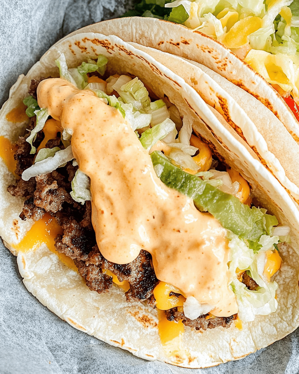 Big Mac Smash Burger Tacos