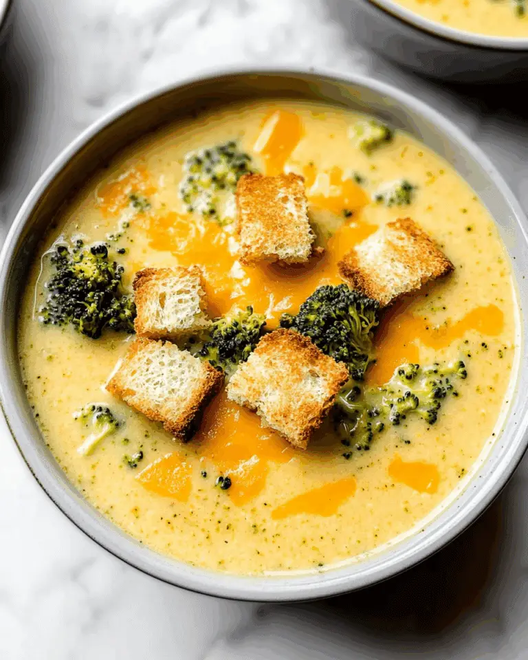 Broccoli Cheddar Soup