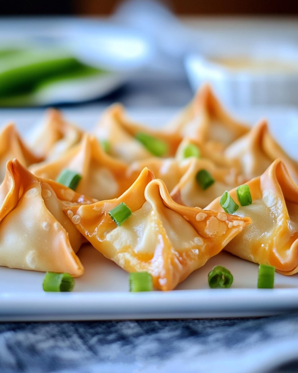 Buffalo Chicken Wontons
