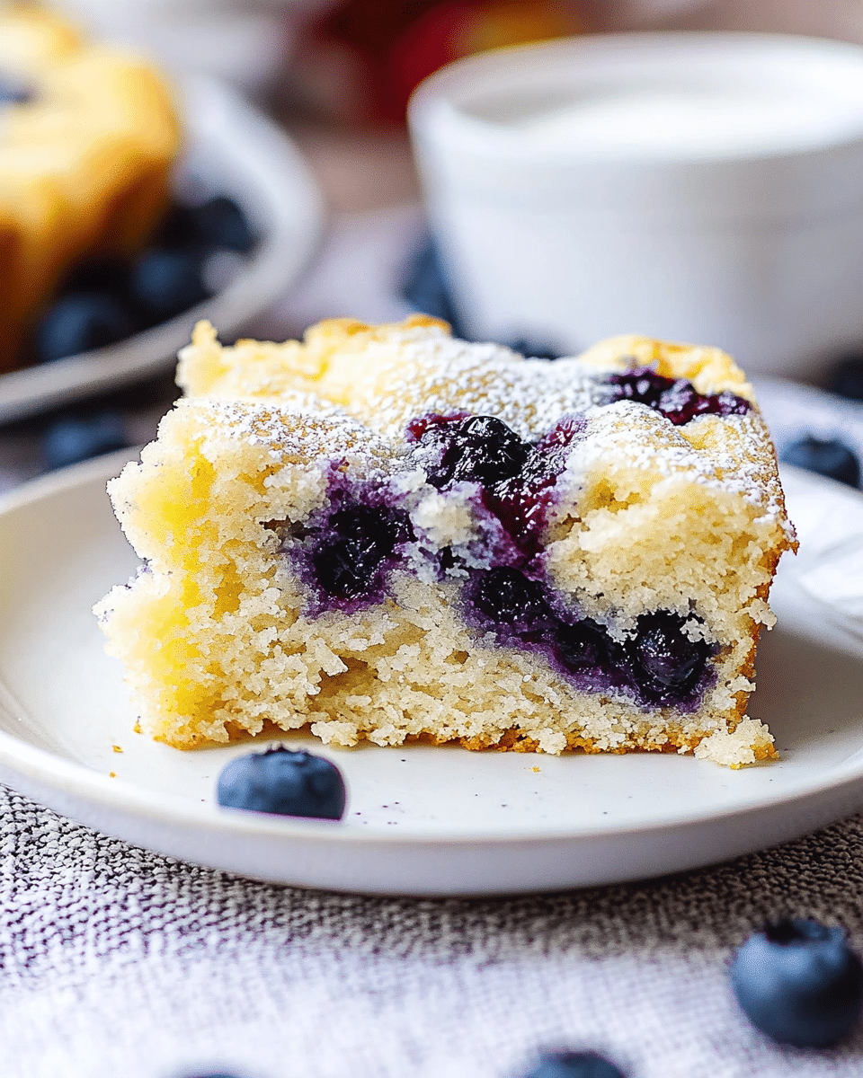 Buttermilk Blueberry Breakfast Cake