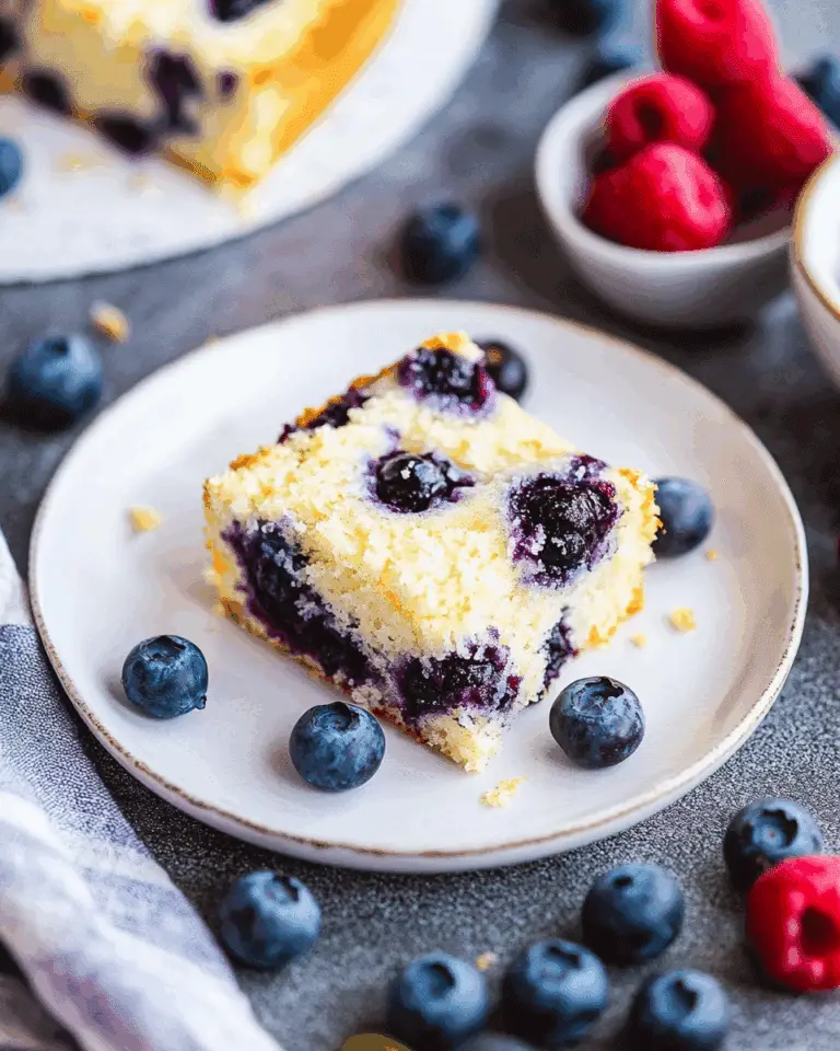 Buttermilk Blueberry Breakfast Cake