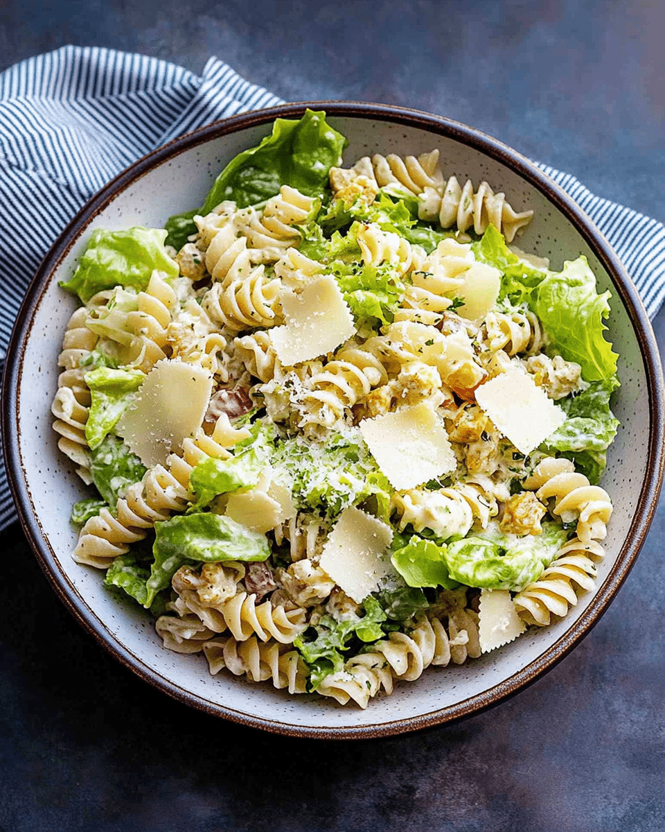 Caesar Salad with Pasta