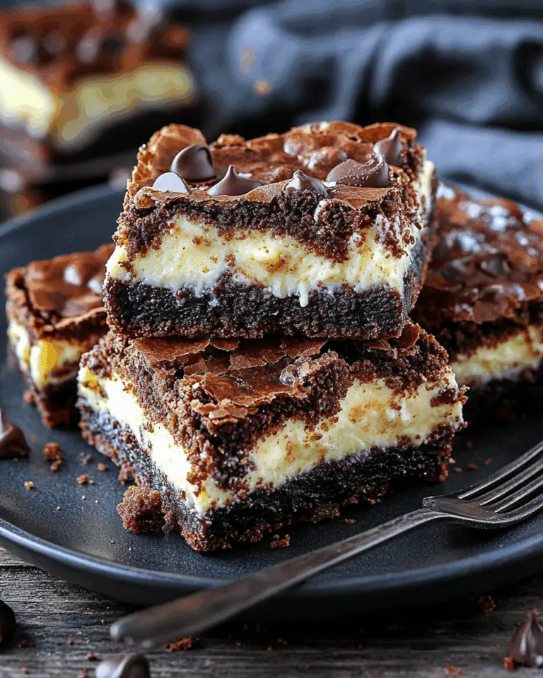 Cheesecake Brownies