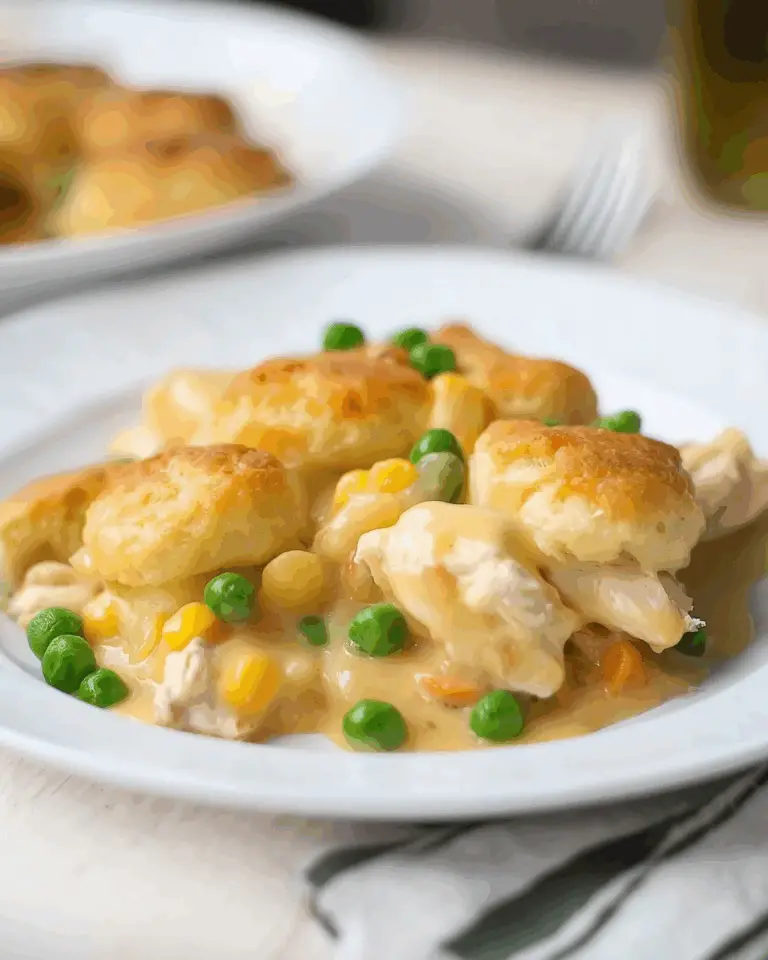 Chicken and Biscuits Casserole