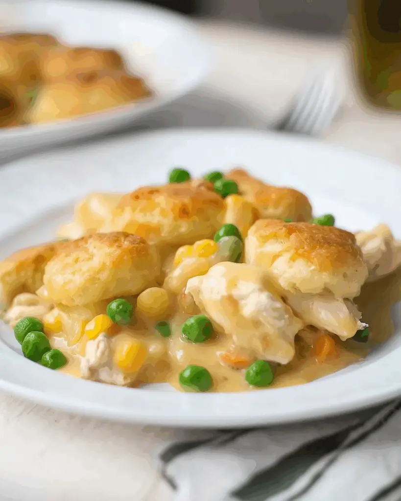 Chicken and Biscuits Casserole