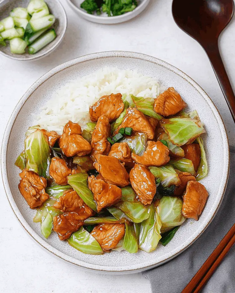 Chicken and Cabbage Stir Fry