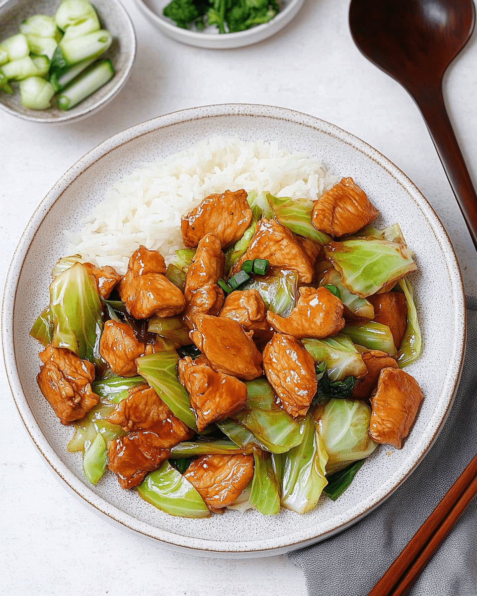 Chicken and Cabbage Stir Fry